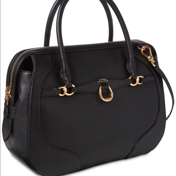 AUTHENTIC RALPH LAUREN MEDIUM LEATHER BAG - Picture 6 of 7